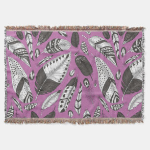 Feathers-Muster Decke