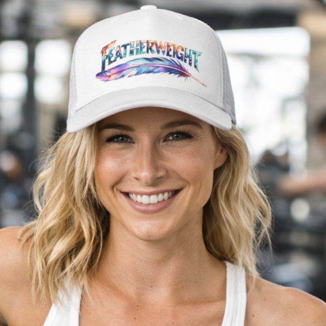 Featherweight Feather - MMA Boxing - Fitness Gym Truckerkappe (Von Creator hochgeladen)