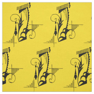 Feathery strukturell-natürlich Deko-Nouveau Motif Stoff