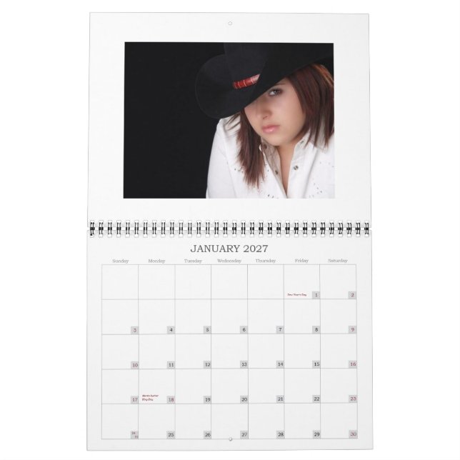 Feb.-Dic 2009 Kalender (Jan 2027)