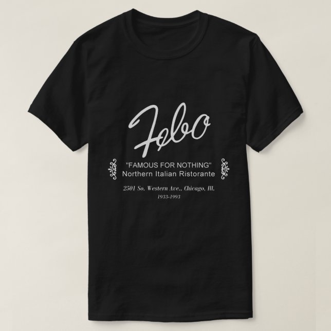 Febo, Norditalienisches Ristorante, Chicago, IL T-Shirt (Design vorne)
