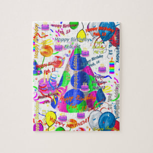 Februar, 13. Geburtstag des Jigsaw Puzzle