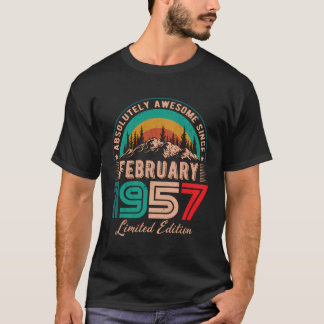 Februar 1957 Geburtstag Phantastisch seit Februar  T-Shirt