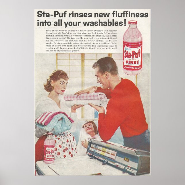 Februar 1960 Ad Sta Puf Poster (Vorne)