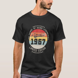 Februar 1967 55. Geburtstag 55 Jahre alt T-Shirt