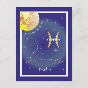 Februar bis 20. Postkarte