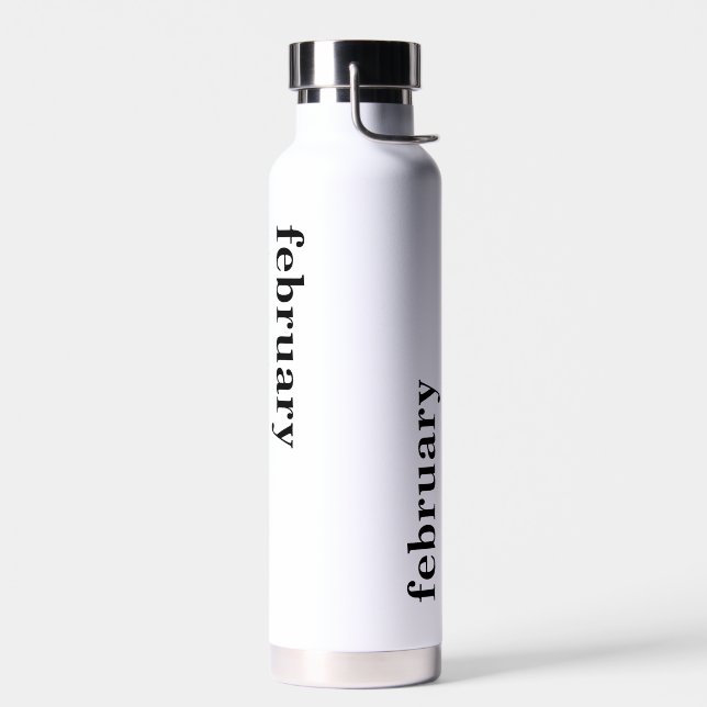 Februar Definition Geburtstag Trinkflasche (Links)