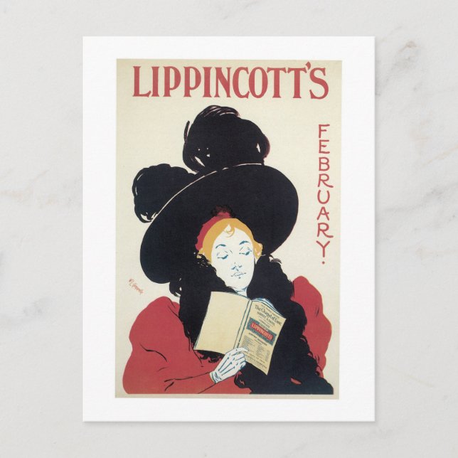 Februar des Lippincott Postkarte (Vorderseite)