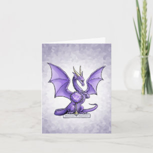 Februar-Edelstein-Drache: Amethyst Karte