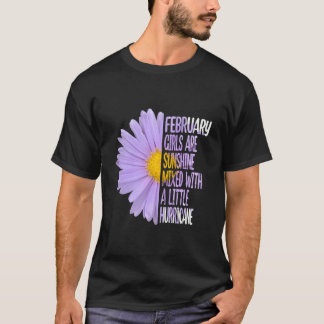 Februar Gänseblümchen Aster T-Shirt