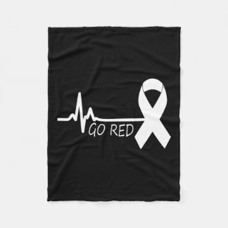 Februar Heart Health Monte American Heart Health Fleecedecke