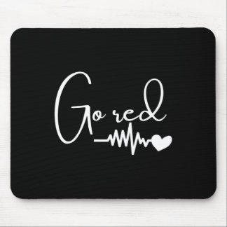 Februar Herzgesundheitsmonat Amerikanische Herzges Mousepad
