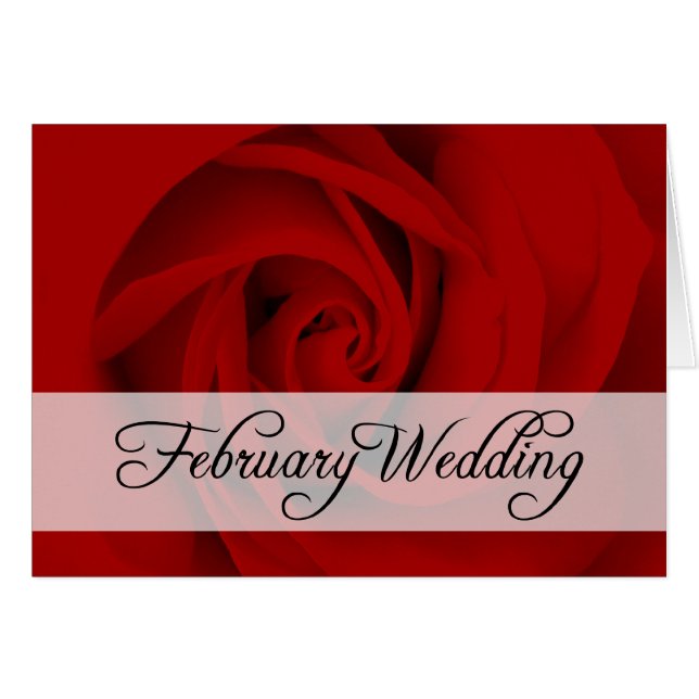 Februar Hochzeit : Rose der Saison: (Vorderseite (Horizontal))