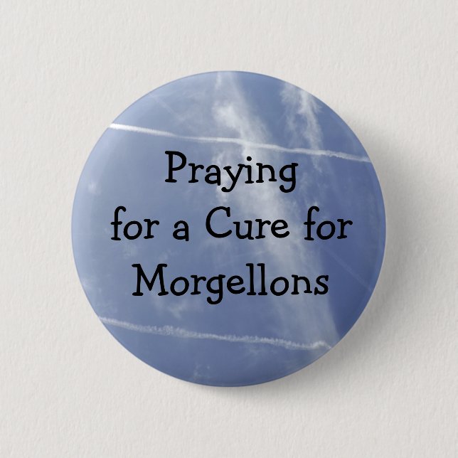 Februar ist der Morgellons-Aufklärungsmonat Button (Vorderseite)