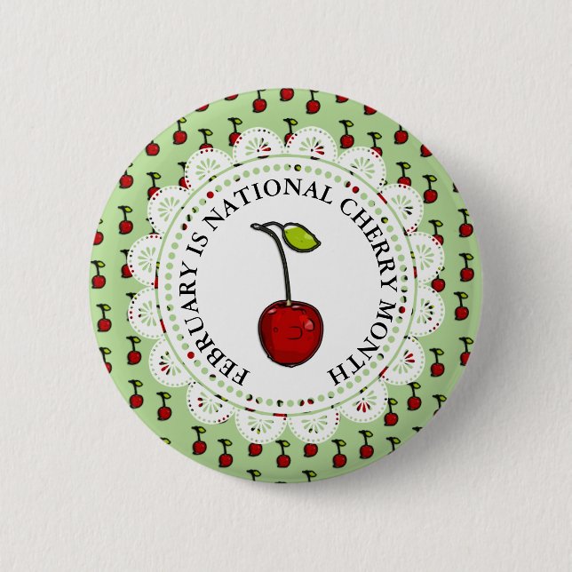 Februar ist der Nationalkirchmonat Button (Vorderseite)