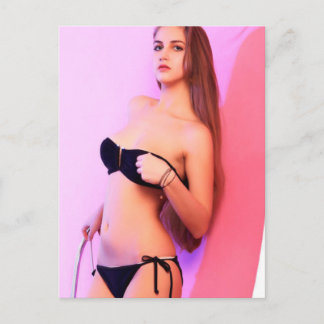 Februar-Modell des Monats Postkarte