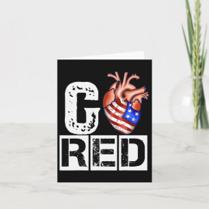 Februar Monat der Herzgesundheit Amerikanische Her Karte