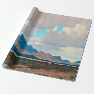 Februar Nachmittag, Tucson Mountains von Dixon Geschenkpapier