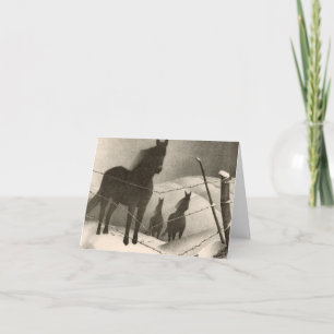 February, 1941 by Grant Wood Dankeskarte