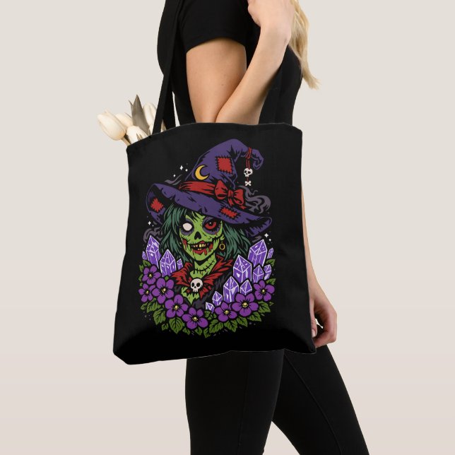 February Zombie Witch with Gems and Flowers (Von Nahem)