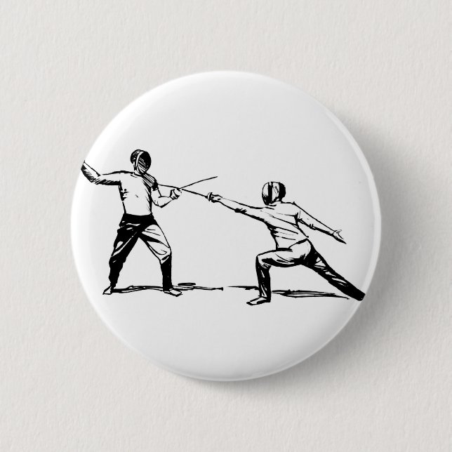Fechten Button (Vorderseite)