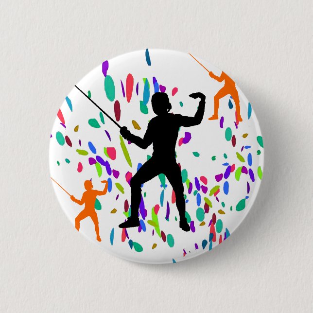 FECHTEN BUTTON (Vorderseite)