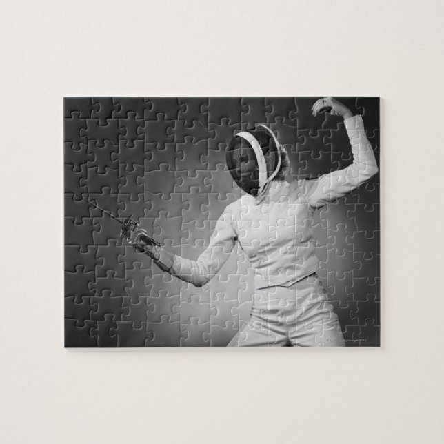 Fechten Frauen Puzzle (Horizontal)