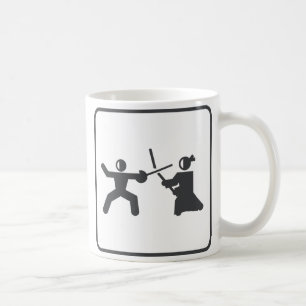 Fechten gegen Kendo Tasse