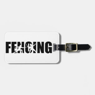 Fechten Gepäckanhänger