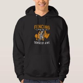 Fechten gibt mir ein Gefühl von Fechtsport Langsch Hoodie