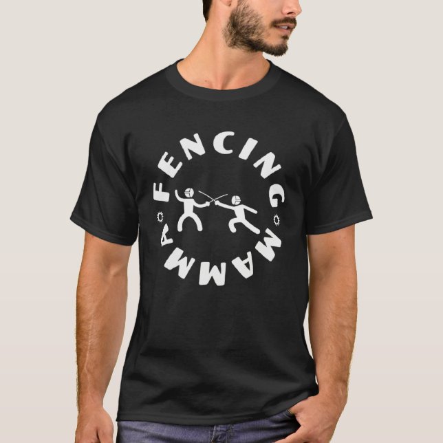 Fechten Mamma Love Fechtteam    Fechten T-Shirt (Vorderseite)