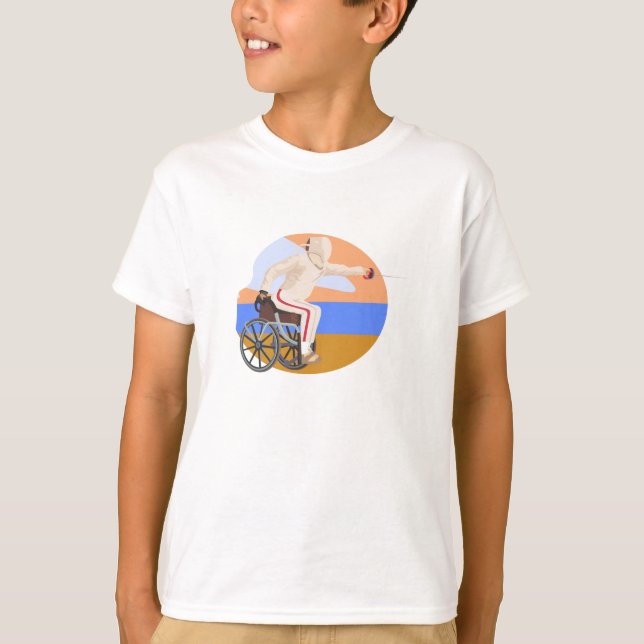 Fechten T-Shirt (Vorderseite)