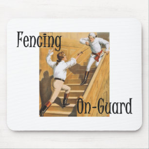 Fechtender Auf-Spitzenschutz Mousepad