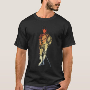 Fechter Mädchen Fechtfrau T-Shirt