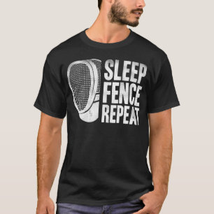 Fechtsport Lustiger Fechter Schwerter Fecht Freund T-Shirt