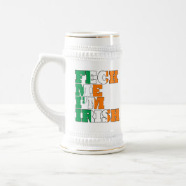 Feck Me I'm Irish Bierglas