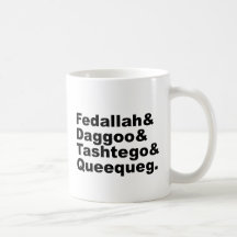 Fedallah Daggoo Tashtego Queequeg | Moby Dick Kump