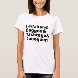 Fedallah Daggoo Tashtego Queequeg | Moby Dick Pals T-Shirt