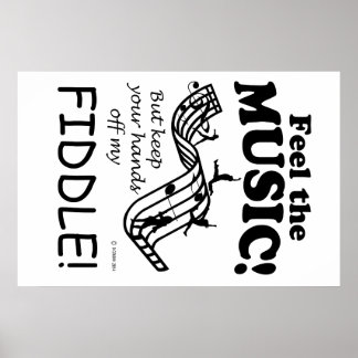 Feddle fühlen die Musik Poster