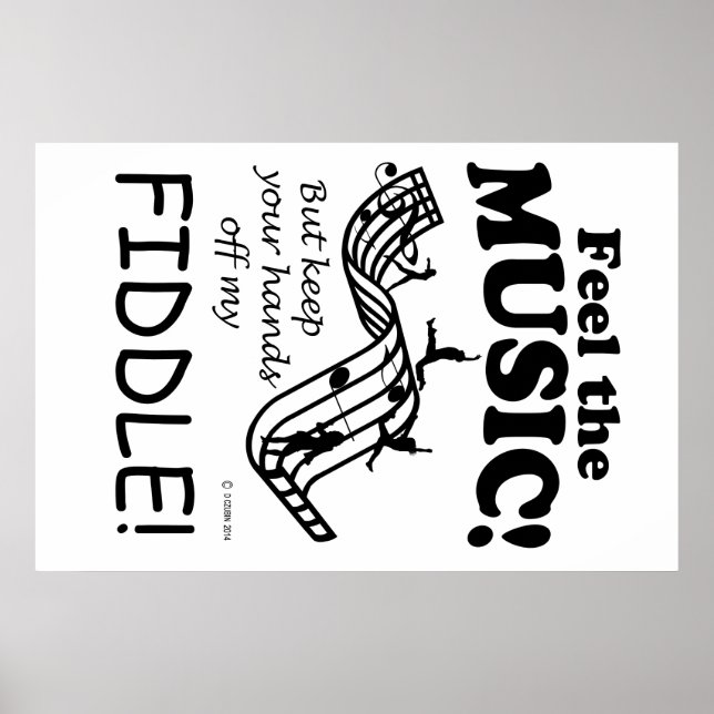 Feddle fühlen die Musik Poster (Vorne)