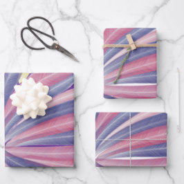 Feder digitales Design Geschenkpapier Set