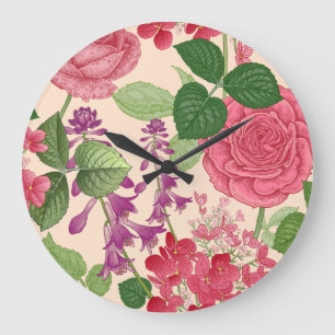 Feder Große Wanduhr
