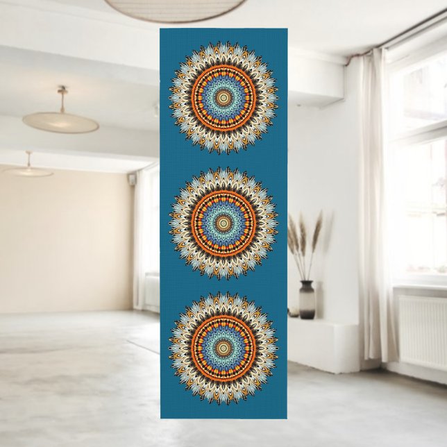 Feder Mandala Yoga Mat Yogamatte (Von Creator hochgeladen)