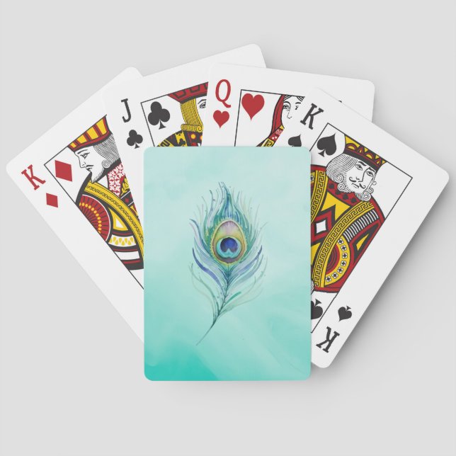 Feder Spielkarten (Rückseite)