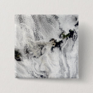 Feder von Okmok Vulkan, Aleuten Button