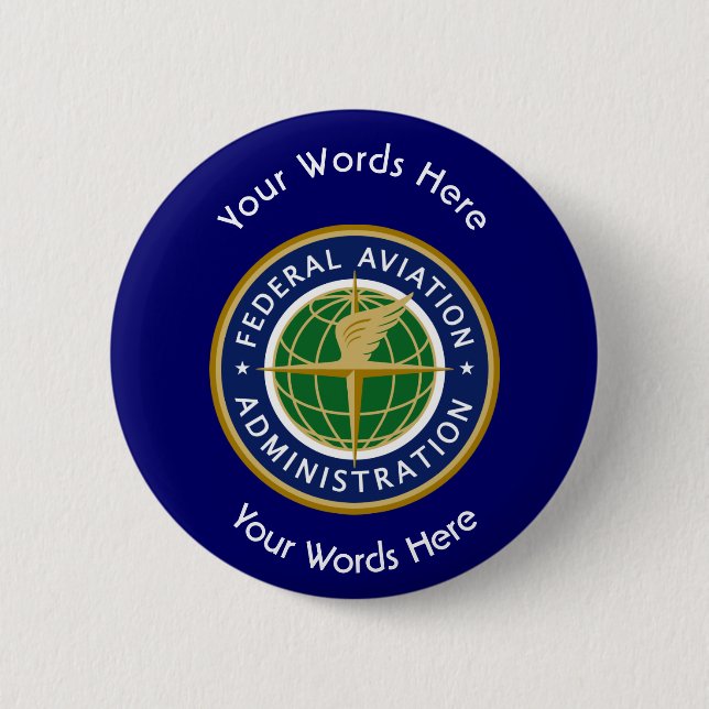 Federal Aviation Administration Shield Button (Vorderseite)