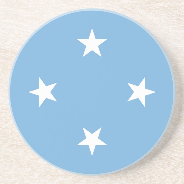 Federated Staaten of Micronesia Flag Getränkeuntersetzer (Vorne)