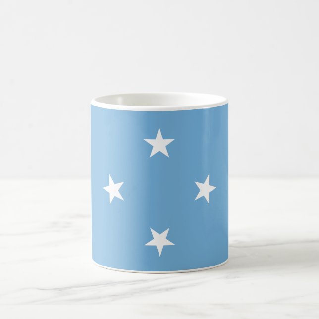 Federated Staaten of Micronesia Flag Kaffeetasse (Mittel)