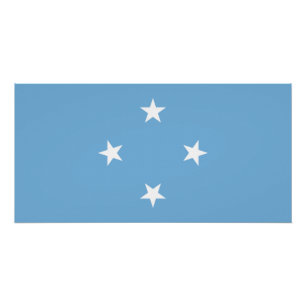 Federated Staaten of Micronesia Flag Poster