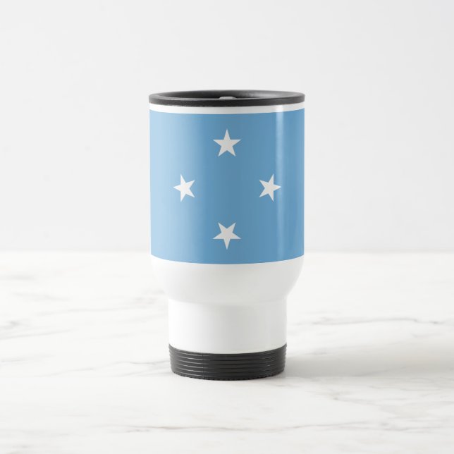Federated Staaten of Micronesia Flag Reisebecher (Mittel)